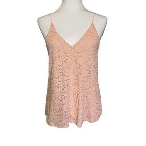 J.o.a. los angeles lace tank camisole blush pink size‎ M